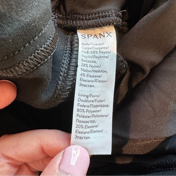 Spanx Womens Perfect Pants Wide Leg Flare Office Ponte Stretch Lounge Spandex - Picture 13 of 13